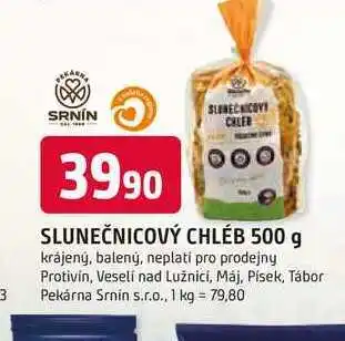 Trefa SLUNEČNICOVÝ CHLÉB 500 g krájený, balený nabídka