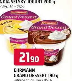 Trefa Grand Dessert 190g nabídka