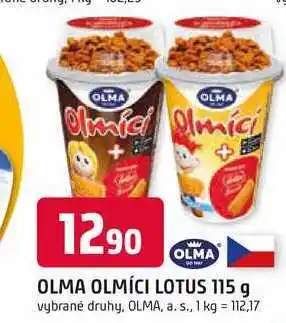 Trefa Olma Olmíci jogurt s příchutí 115g, různé druhy nabídka