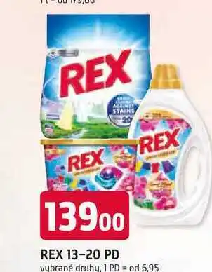 Trefa REX 13 PD vybrané druhy nabídka