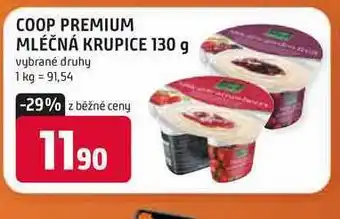 Trefa COOP PREMIUM MLÉČNÁ KRUPICE 130 g nabídka