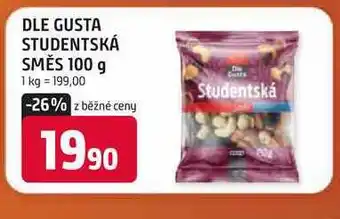 Trefa DLE GUSTA STUDENTSKÁ SMĚS 100 g nabídka