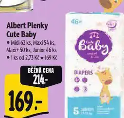 Albert Cute baby plenky nabídka