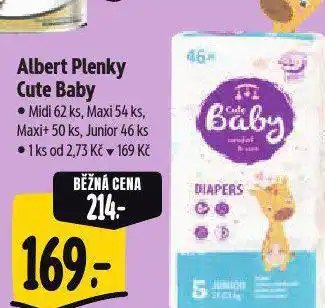 Albert Cute baby plenky nabídka