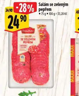 Albert Salám se zeleným pepřem nabídka