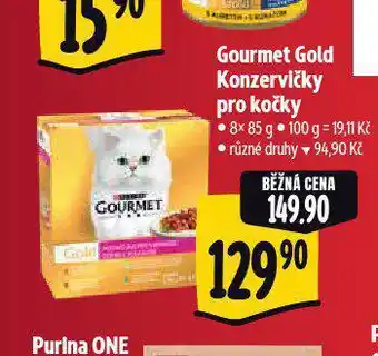 Albert Gourmet gold konzervy pro kočky nabídka