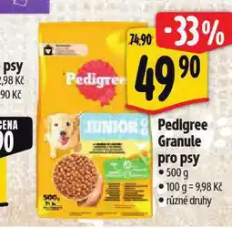 Albert Pedigree granule pro psy nabídka