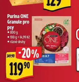 Albert Purina one granule pro psy nabídka