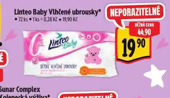 Albert Linteo baby dětské vlhčené ubrousky nabídka