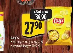 Albert Lay's chipsy nabídka