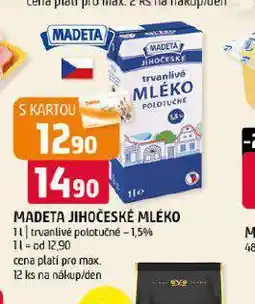 Terno Trvanlivé mléko 1,5% nabídka