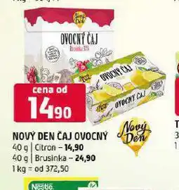 Terno Nový den čaj ovocný brusinka nabídka