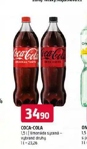 Terno Coca cola 1,5l nabídka