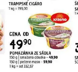 Terno Pomazánka ze sádla smažená cibulka nabídka
