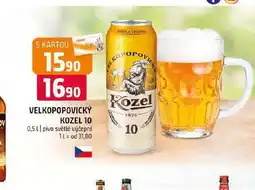 Terno Pivo velkopopovický kozel 10 nabídka