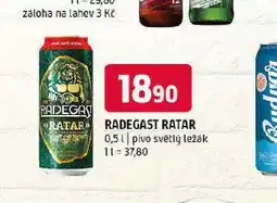 Terno Pivo radegast ratar nabídka