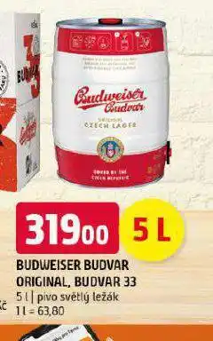 Terno Pivo budvar 33 nabídka