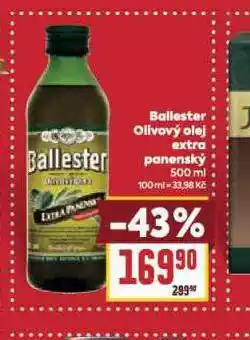 Billa Ballester olivový olej extra panenský nabídka