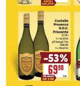 Billa Contello prosecco d.o.c. frizante nabídka