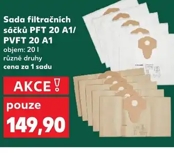 Kaufland Sada filtračních sáčků PFT 20 A1/ PVFT 20 A1 nabídka