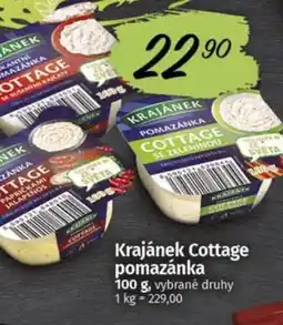 COOP TIP Krajánek Cottage pomazánka nabídka