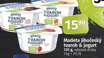 COOP TIP Madeta Jihočeský tvaroh & jogurt nabídka