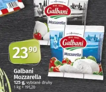 COOP TIP Galbani Mozzarella nabídka