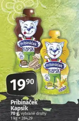 COOP TIP Pribináček Kapsík nabídka