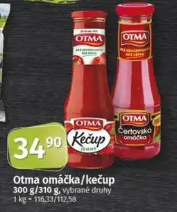 COOP TIP Otma omáčka/kečup nabídka