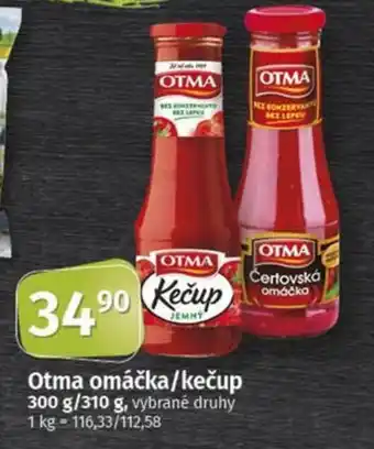 COOP TIP Otma omáčka/kečup nabídka