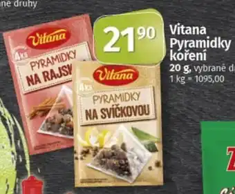 COOP TIP Vitana Pyramidky koření nabídka