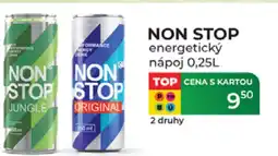 Tamda Foods NON STOP energetický nápoj nabídka