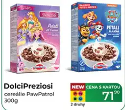 Tamda Foods Dolci Preziosi cereálie PawPatrol nabídka