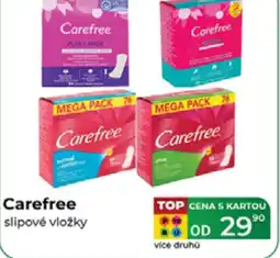 Tamda Foods Carefree slipové vložky nabídka