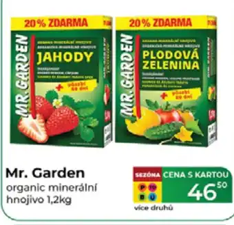 Tamda Foods Mr. Garden organic minerální hnojivo nabídka