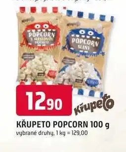 Trefa KŘUPETO POPCORN 100 g nabídka