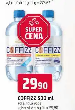 Trefa COFFIZZ 500 ml kofeinová voda nabídka