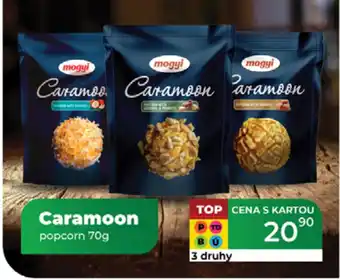 Tamda Foods Caramoon popcorn nabídka