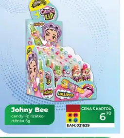 Tamda Foods Johny Bee candy lip lízátko rtěnka nabídka