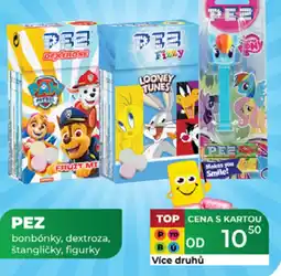 Tamda Foods PEZ bonbónky, dextroza, štangličky, figurky nabídka