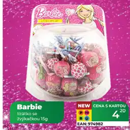 Tamda Foods Barbie lízátko se žvýkačkou nabídka