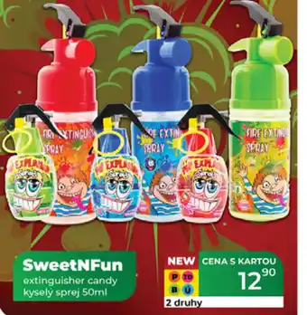 Tamda Foods SweetNFun extinguisher candy kyselý sprej nabídka