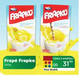 Tamda Foods Frapé Frapko nabídka