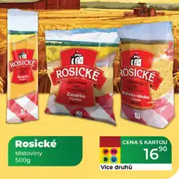 Tamda Foods Rosické těstoviny nabídka