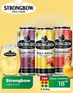 Tamda Foods STRONGBOW cider nabídka