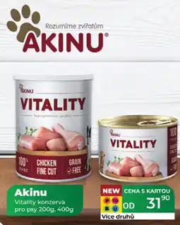 Tamda Foods Akinu Vitality konzerva pro psy nabídka