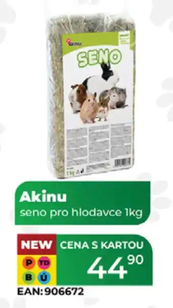 Tamda Foods Akinu seno pro hlodavce nabídka