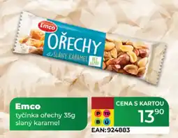 Tamda Foods Emco tyčinka ořechy slaný karamel nabídka