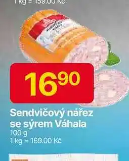 Hruška Sendvičový nářez se sýrem Váhala 100 g nabídka