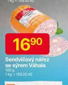 Hruška Sendvičový nářez se sýrem Váhala 100 g nabídka